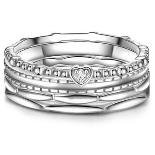 Glanzstücke München  Femme Bague en argent Coeur 