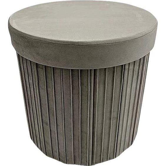 mutoni Pouf avec récipient Jocelyn beige  