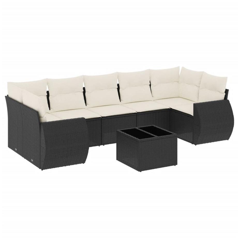 set divano da giardino Polirattan