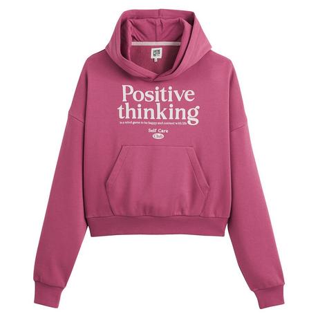 La Redoute Collections  Kapuzensweatshirt mit Message-Print 