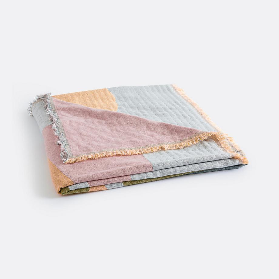 La Redoute Intérieurs Gemustertes Jacquardplaid mit gefransten Kanten  