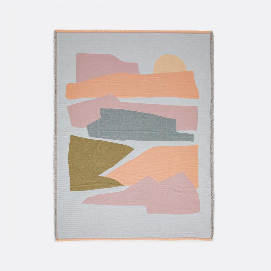 La Redoute Intérieurs Gemustertes Jacquardplaid mit gefransten Kanten  