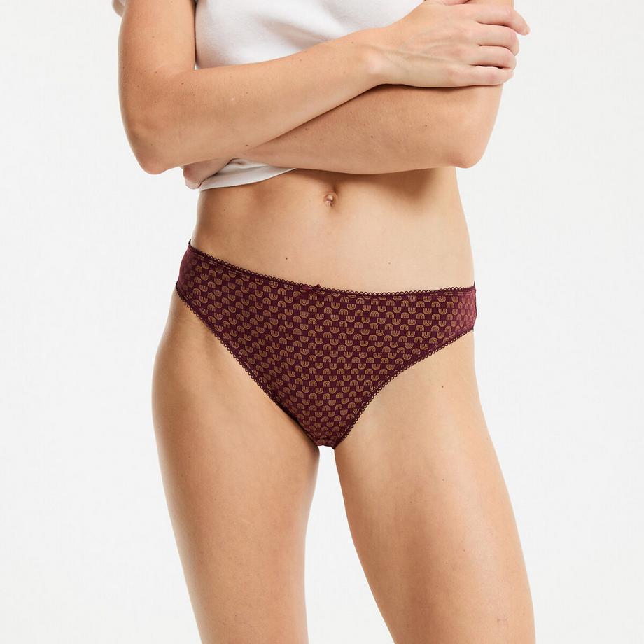 La Redoute Collections Lot de 3 culottes imprimées  