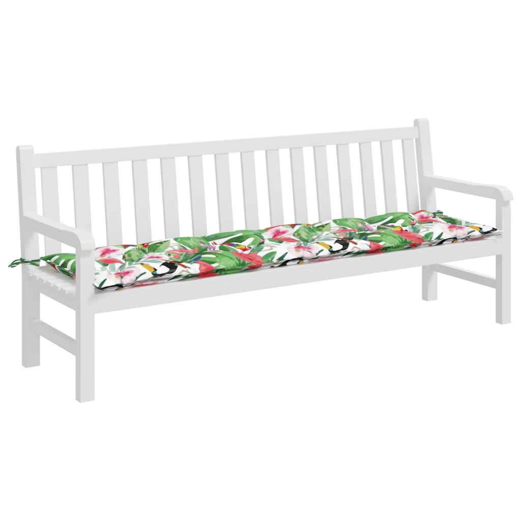 VidaXL Coussin de banc de jardin tissu  