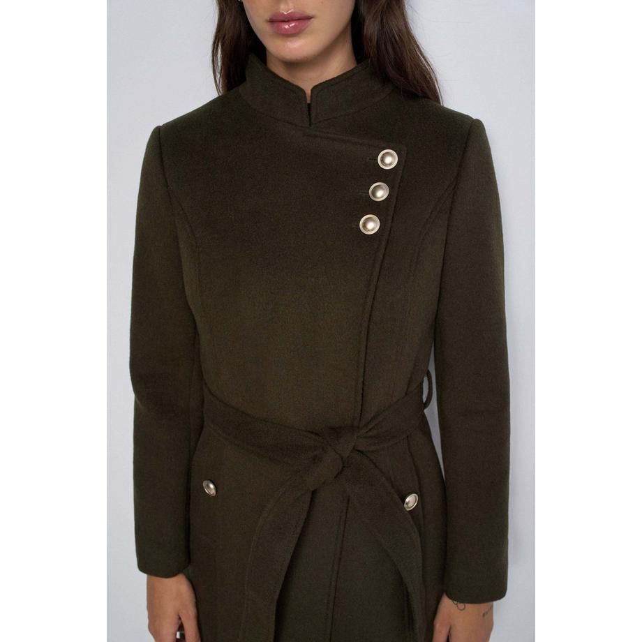 Salsa  Manteau en laine Button Detail 