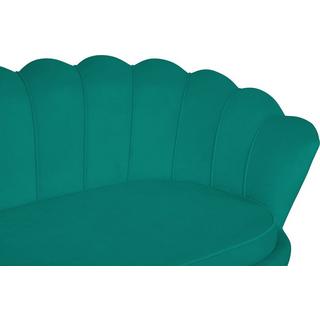 mutoni Muschelsofa Samt 3-Sitzer  