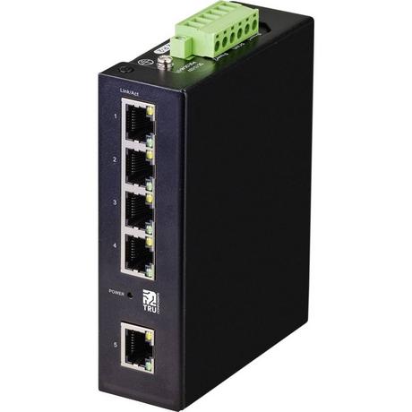 TRU COMPONENTS  Industrial-Ethernet-Switch, 5 Ports 1000Base-T 