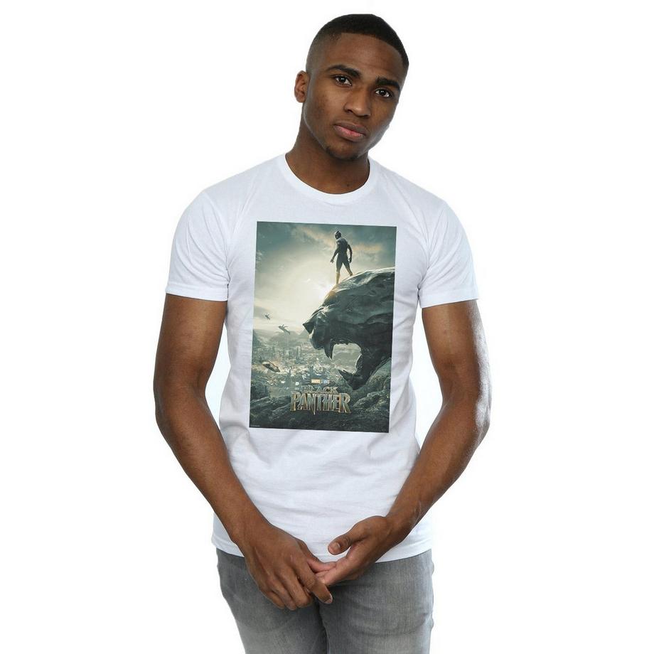 MARVEL Black Panther Movie Poster Stampa Grafica T-Shirt  