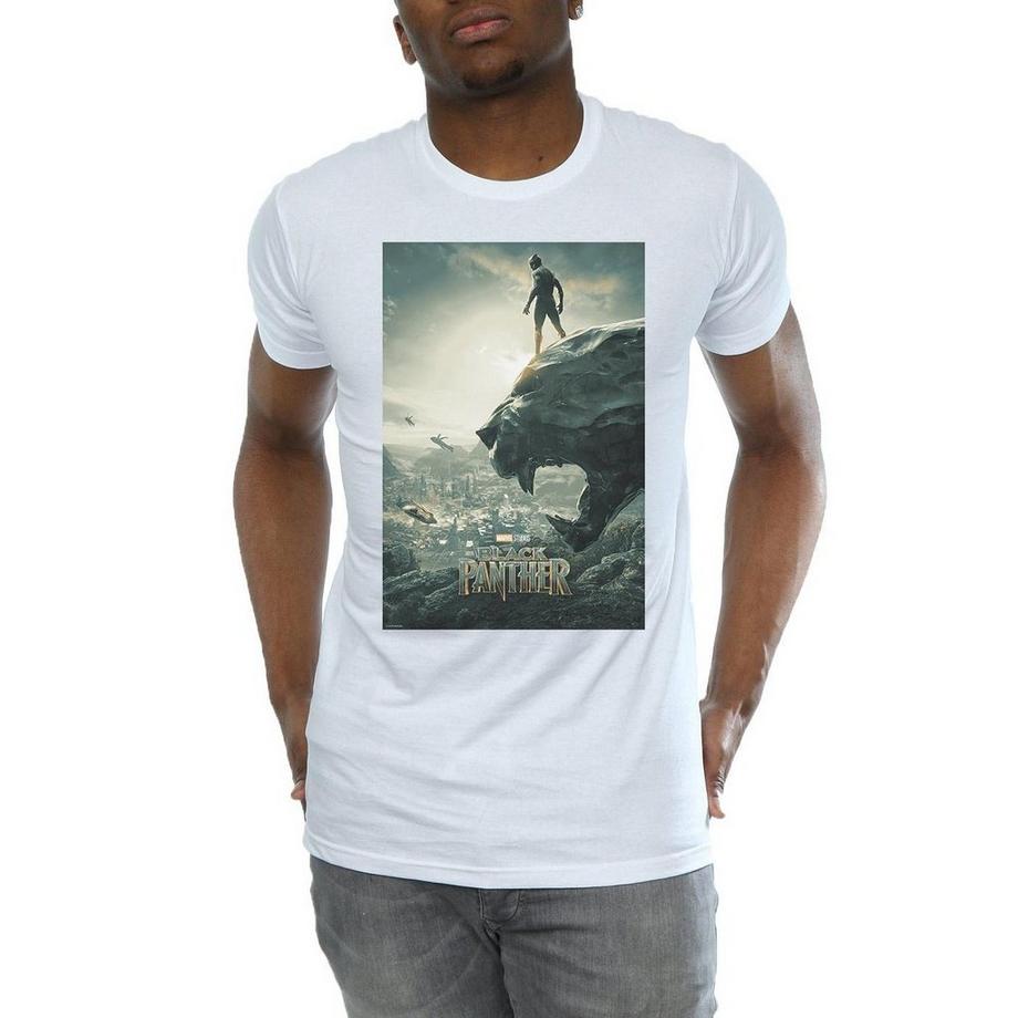 MARVEL Black Panther Movie Poster Stampa Grafica T-Shirt  