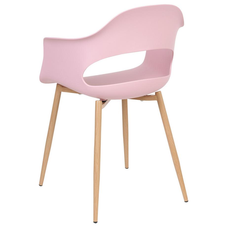 Beliani Lot de 2 chaises de salle à manger en Matière synthétique Scandinave UTICA  