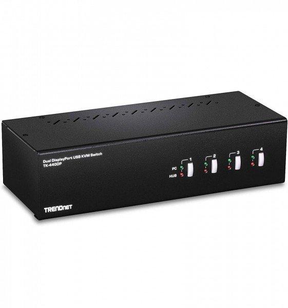 TRENDNET  TK 440DP KVM-/Audio-/USB-Switch 