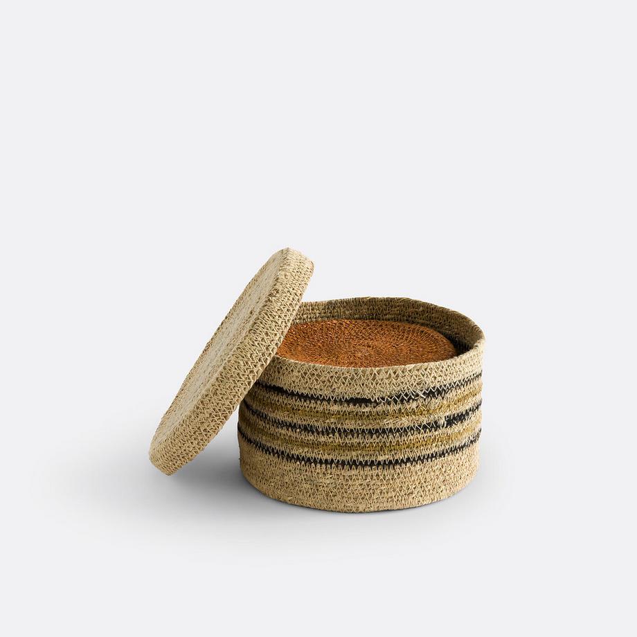 La Redoute Intérieurs 3er-Set Deckelkörbe Saski  