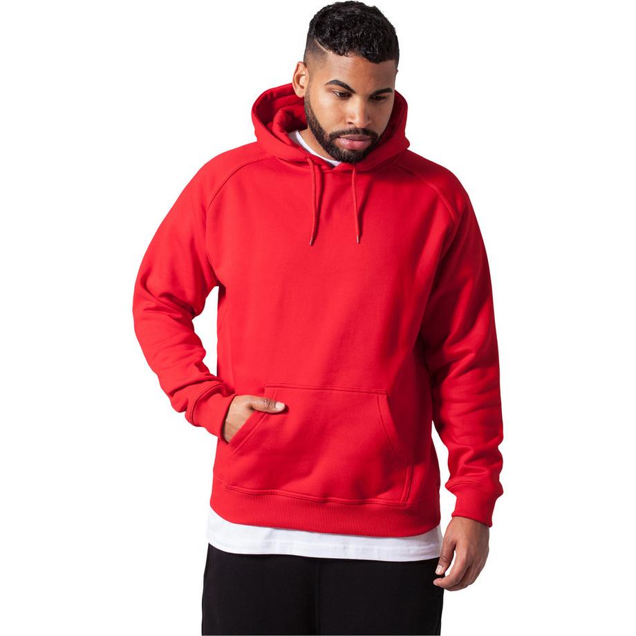 URBAN CLASSICS Classic Blank Oversized Felpa con Cappuccio Taglie Forti  
