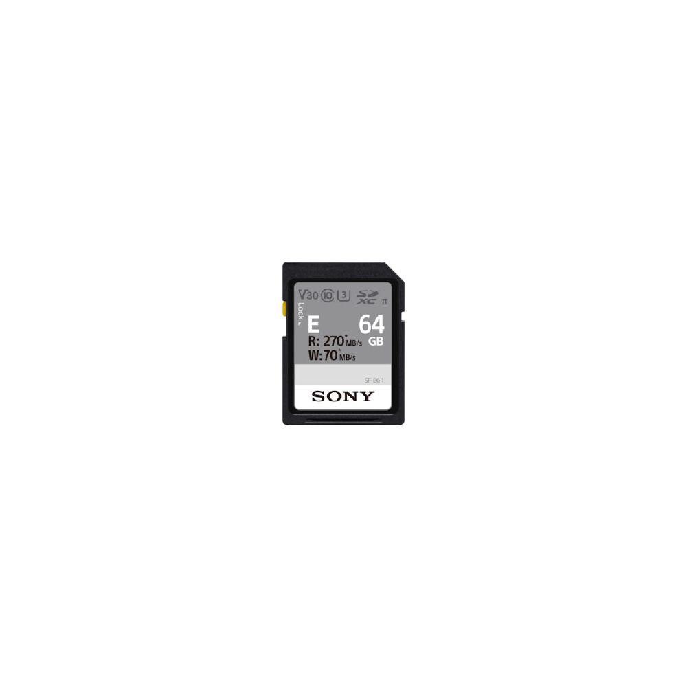 SONY  Sony SF-E64 64 GB SDXC UHS-II Classe 10 