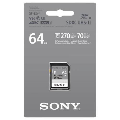 SONY  Carte mémoire  SDXC UHS-II 64 Go 