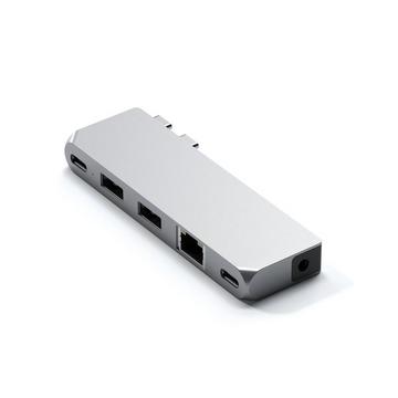 Satechi Pro Hub Mini Kabelgebunden USB 3.2 Gen 1 (3.1 Gen 1) Type-C Silber