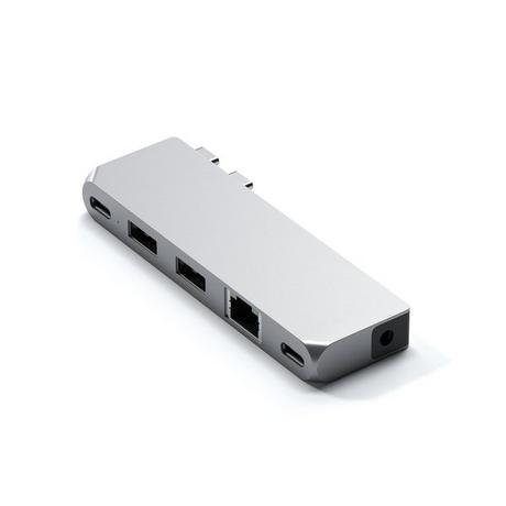 SATECHI  Satechi Pro Hub Mini Avec fil USB 3.2 Gen 1 (3.1 Gen 1) Type-C Argent 