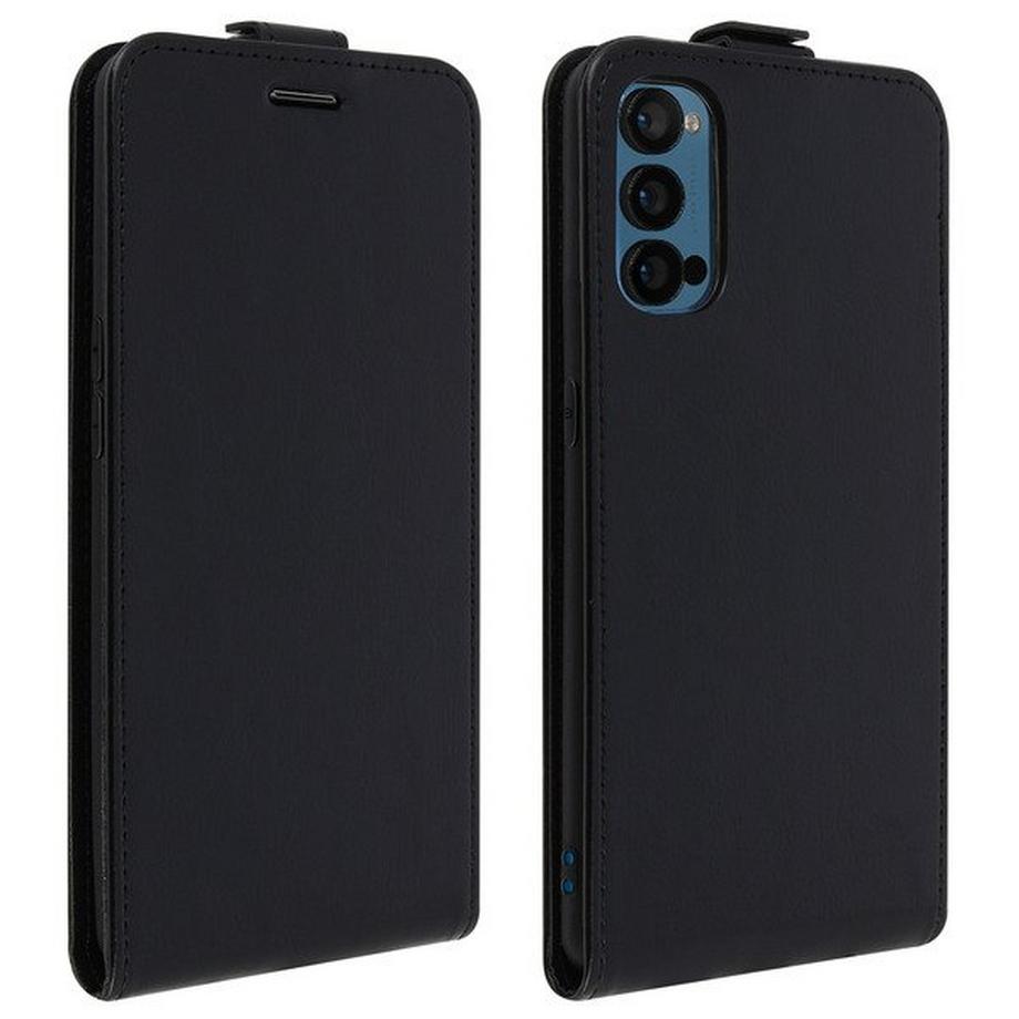 Étui Oppo Reno 4 Clapet Vertical Noir