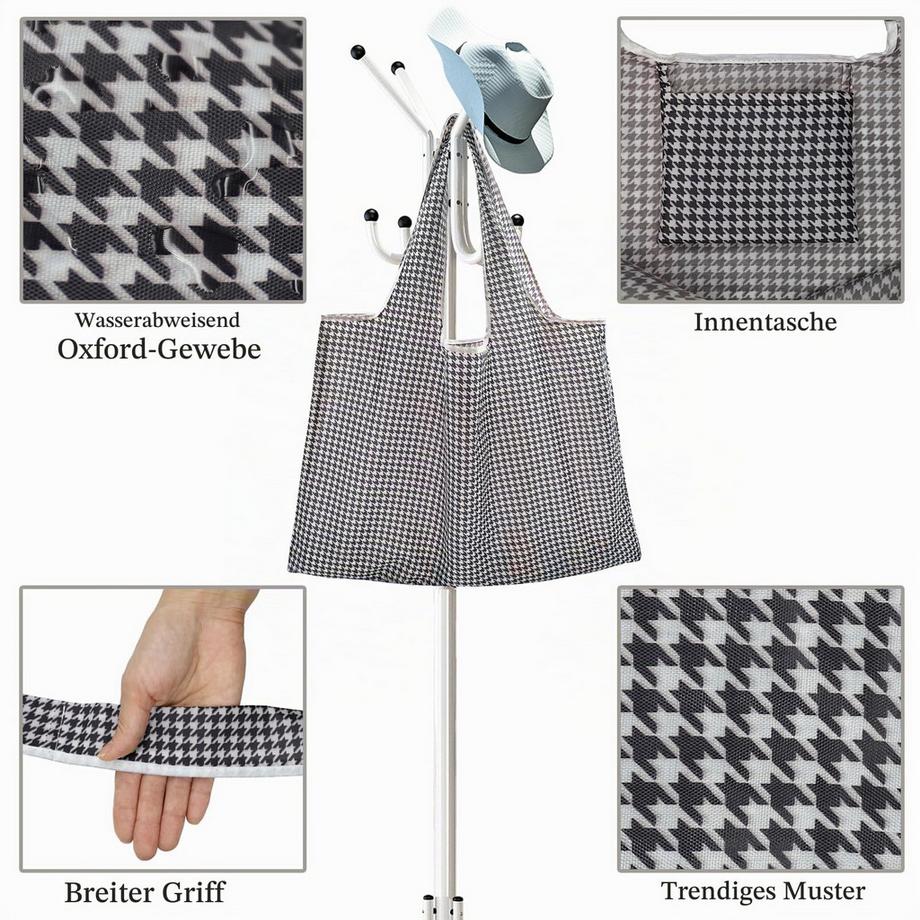 Only-bags.store Faltbare grosse wiederverwendbare Einkaufstasche  