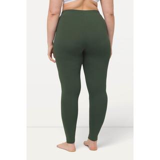 Ulla Popken  Legging en coton avec taille élastique, coupe Slim 