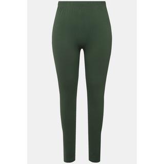 Ulla Popken  Legging en coton avec taille élastique, coupe Slim 