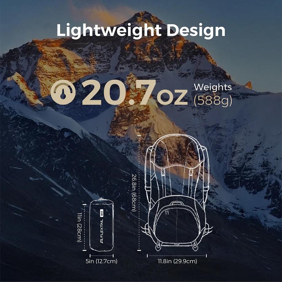 Flextail  TINY AVS R05 Mummy matelas de camping 