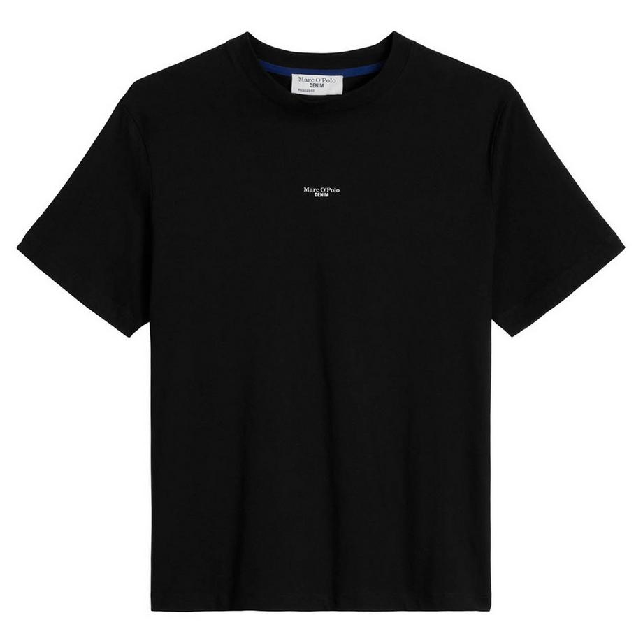 Marc O'Polo Denim T-shirt  Paquet de 2 Confortable à porter-T-Shirt, SSL, Logo Print, Relax  