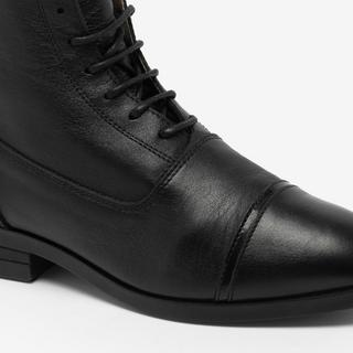 FOUGANZA  Stivaletti equitazione donna pelle stringati 