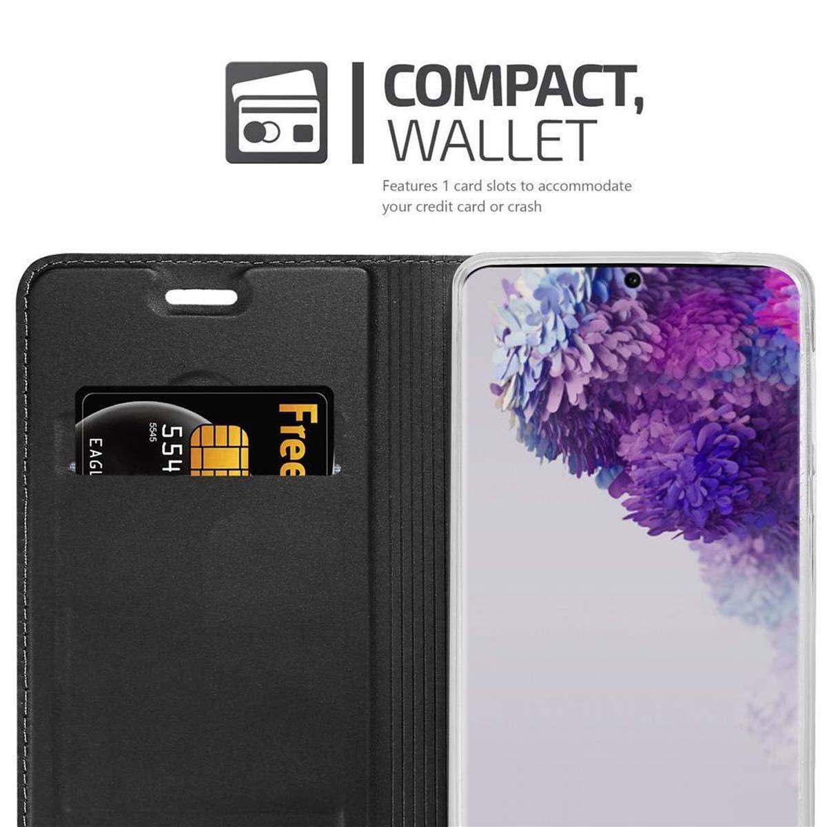 Cadorabo  Housse compatible avec Samsung Galaxy S20 ULTRA - Coque de protection avec fermeture magnétique, fonction de support et compartiment pour carte 