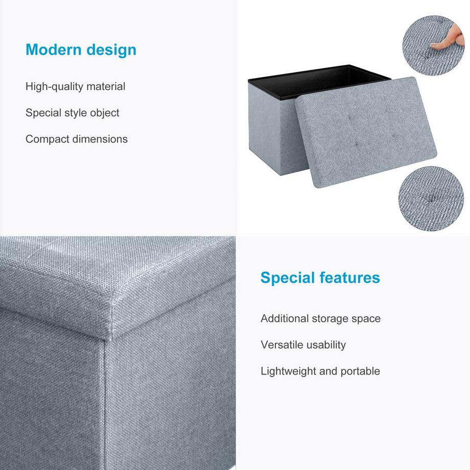 Intirilife Pouf Pliable  