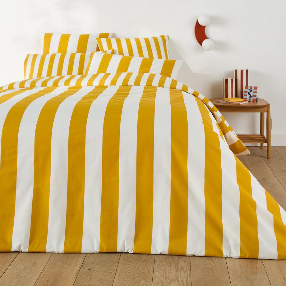 La Redoute Intérieurs Hendaye Housse de couette rayée  