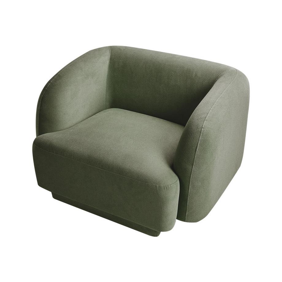 Beliani Fauteuil en Tissu Glamour SKJANES  