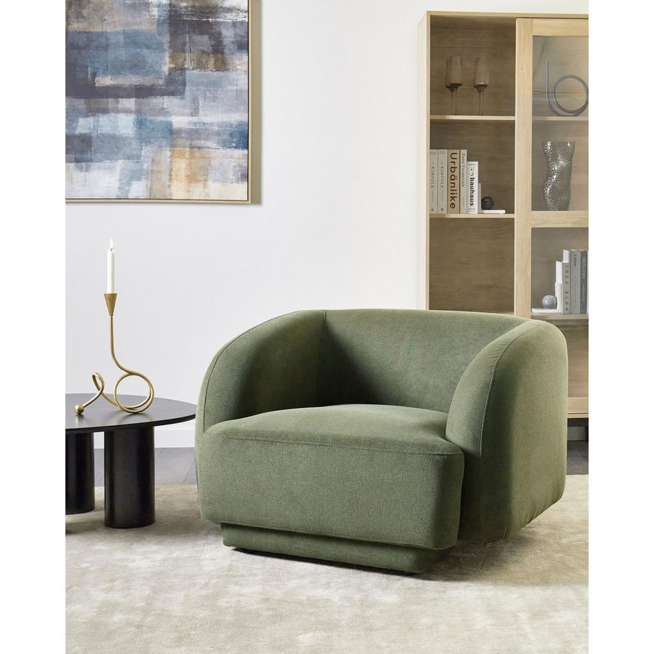 Beliani Fauteuil en Tissu Glamour SKJANES  