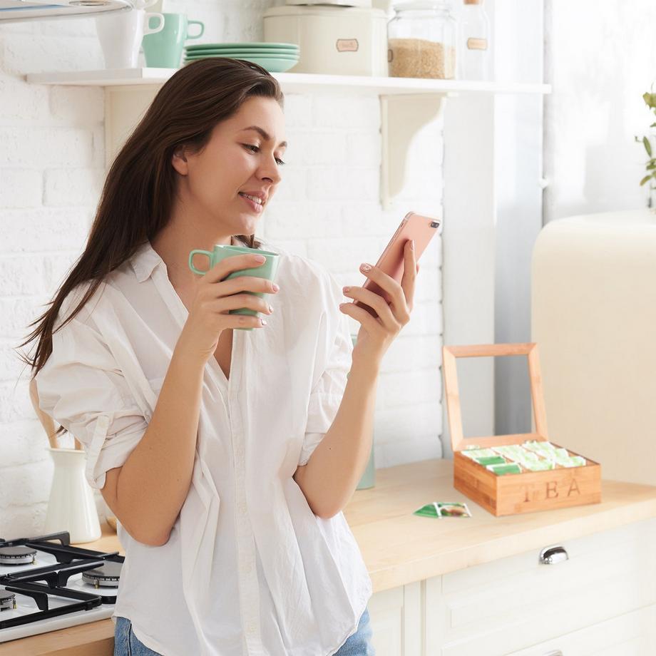 B2X Teask en bambou 9 compartiments  