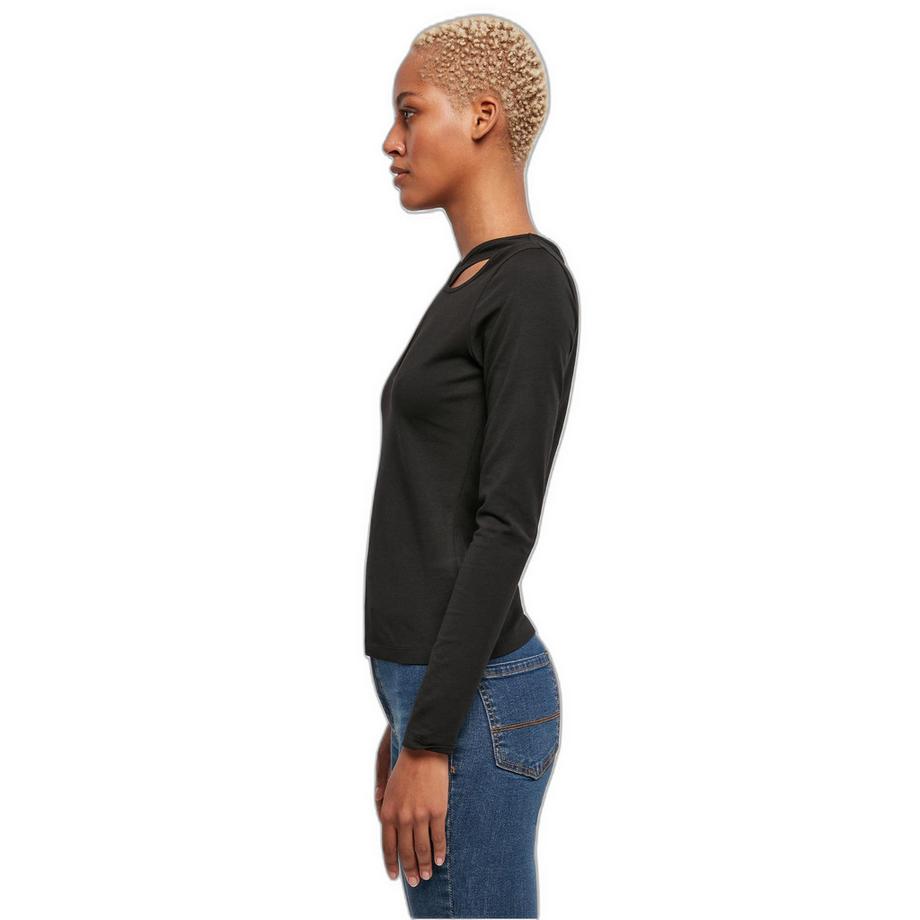 URBAN CLASSICS Crossed Cut Out Langarmshirt  