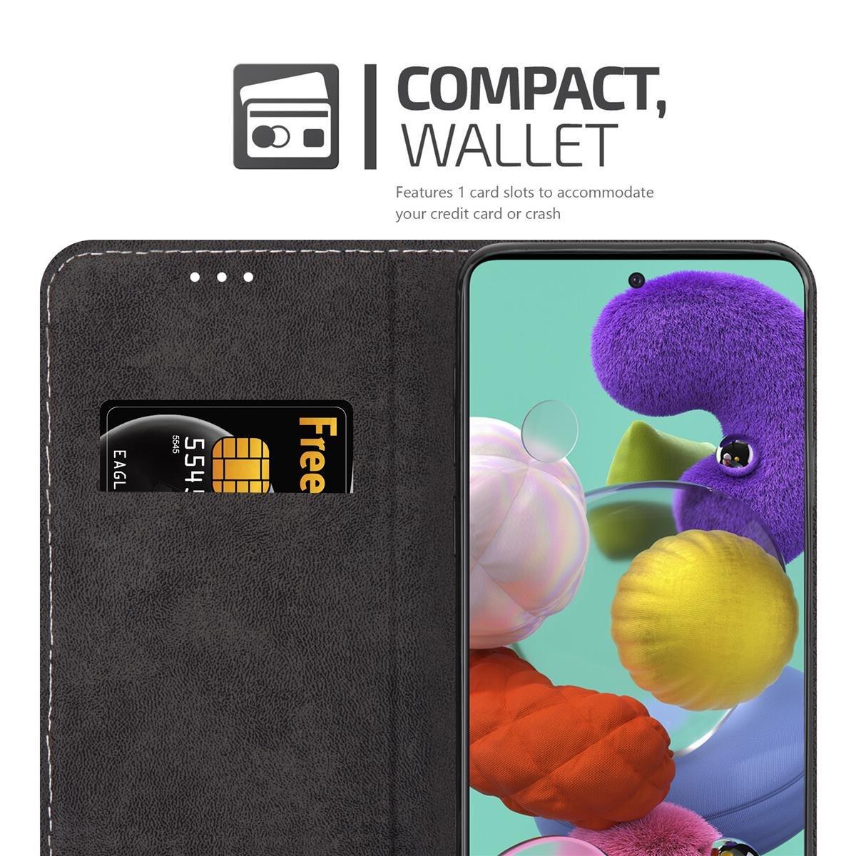 Cadorabo  Housse compatible avec Samsung Galaxy A51 4G / M40s - Coque de protection avec fermeture magnétique, fonction de support et compartiment pour carte 