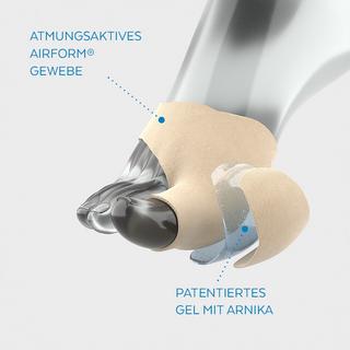 PODERM  Hallux valgus & Plantarschmerzen Doppelter Schutz - Größe L - Von Podologen empfohlen - 100 % natürlich und vegan - Swiss Made 