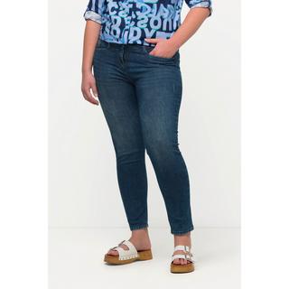 Ulla Popken  Jean Sarah, jambes étroites, ceinture élastique, 5 poches 