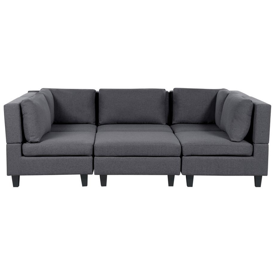 U-förmiges Sofa mit Ottomane aus Stoff  UNSTAD