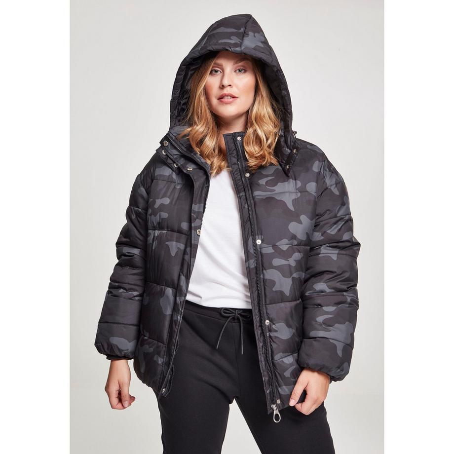 URBAN CLASSICS Boyfriend Camo Puffer Jacket  