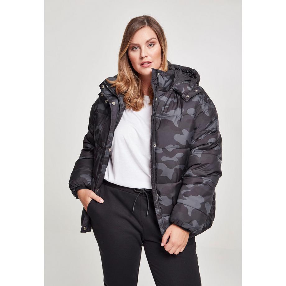 URBAN CLASSICS Boyfriend Camo Puffer Jacket  