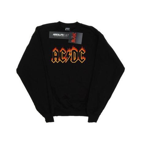 AC/DC  ACDC Flames Logo Sweatshirt 