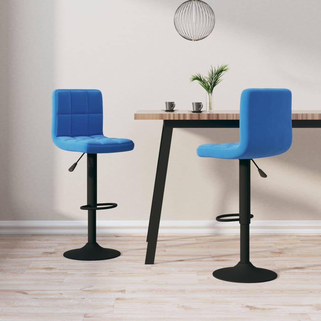 VidaXL Tabouret de bar velours  