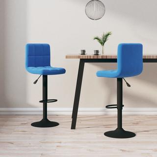 VidaXL Tabouret de bar velours  