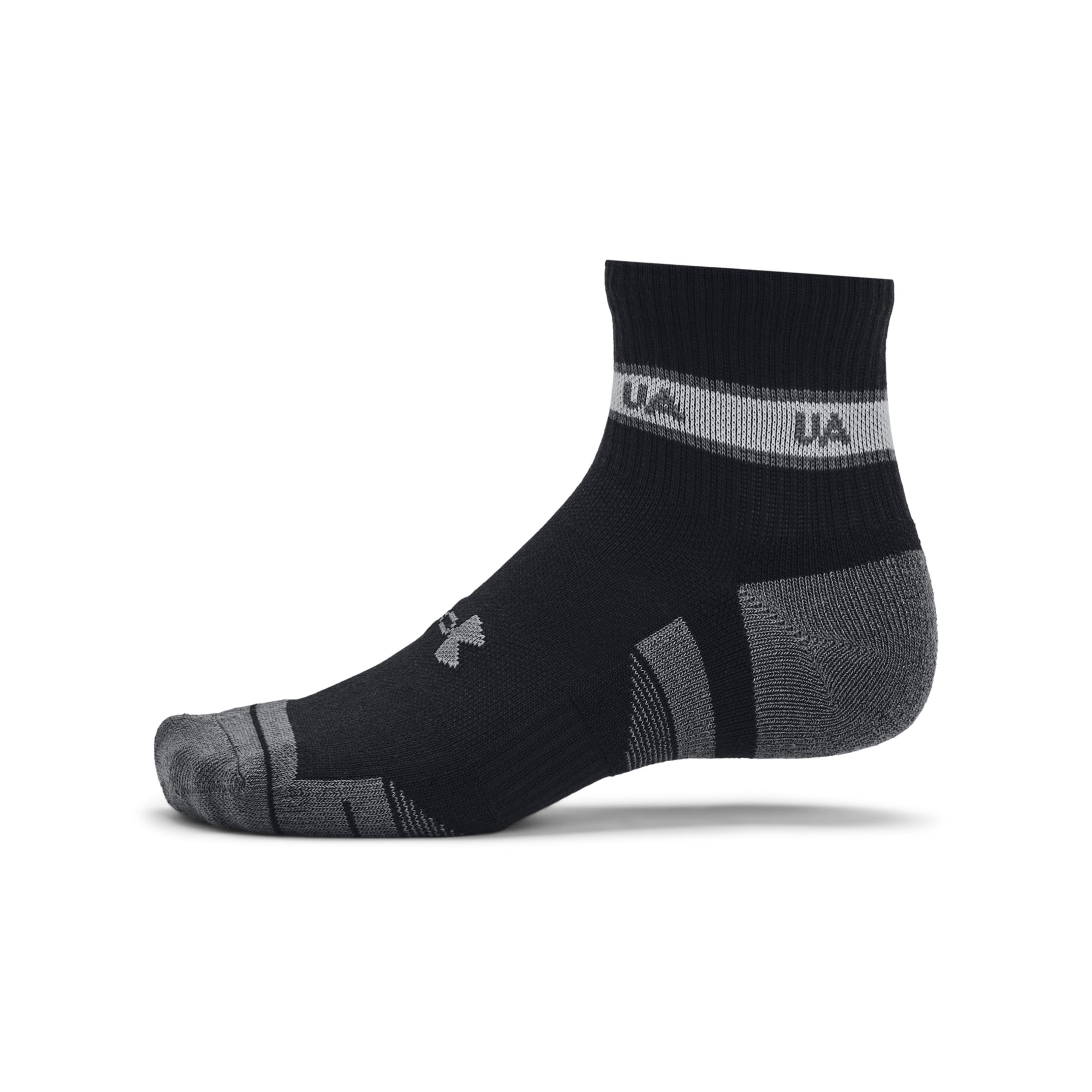 UNDER ARMOUR  chaussettes under arour perforance tech quarter (x3) 