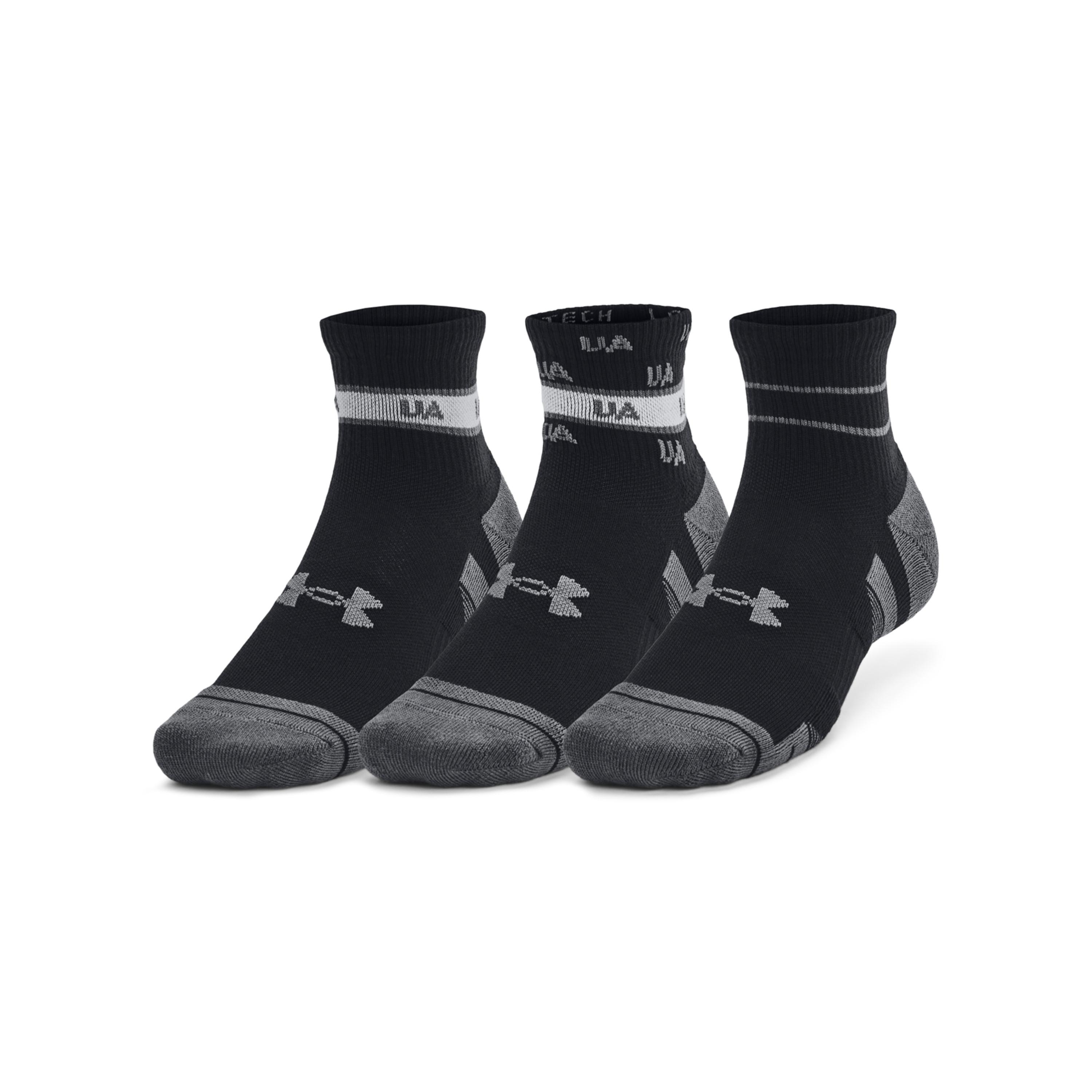 UNDER ARMOUR  chaussettes under arour perforance tech quarter (x3) 