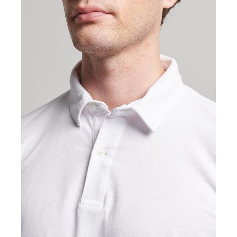 Superdry Studios Langarm Jersey Poloshirt  