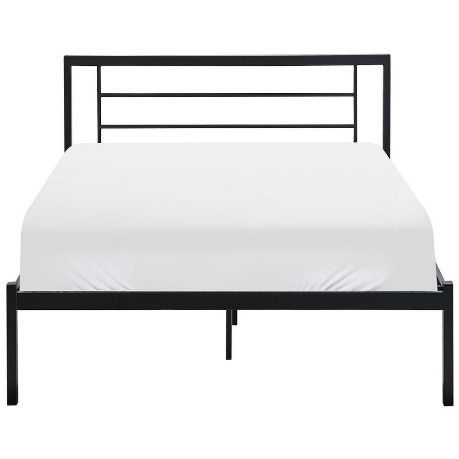 Beliani Bett mit Lattenrost aus Stahl  CUSSET  