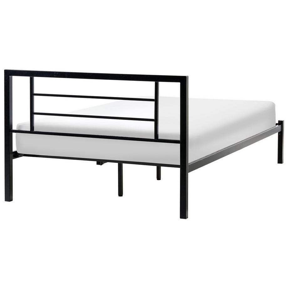 Beliani Bett mit Lattenrost aus Stahl  CUSSET  