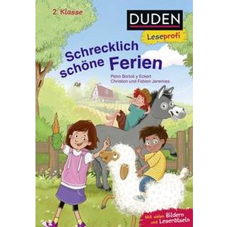 Duden Leseprofi - Schrecklich schöne Ferien, 2. Klasse Bartoli y Eckert, Petra; Jeremies, Christian und Fabian (Illustrationen) Gebundene Ausgabe 